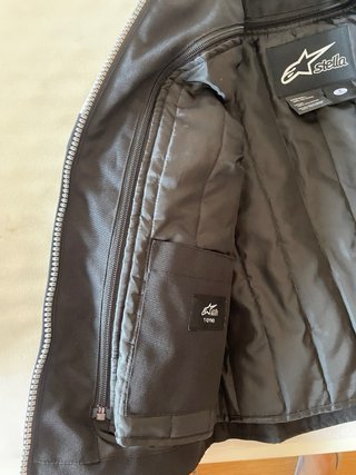 Chaqueta Moto Alpinestars Negra y Blanca