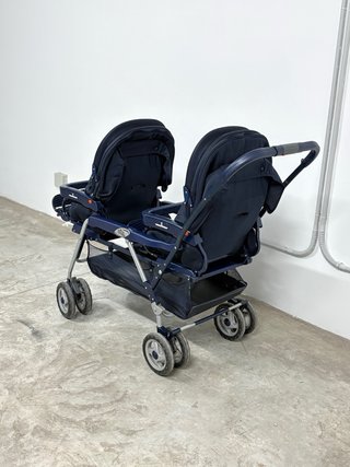 Carro Bebé Doble + 2 Sillas Coche