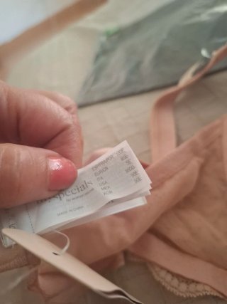 Sujetador 100E Women'S Secret, rosa nude,encaje.