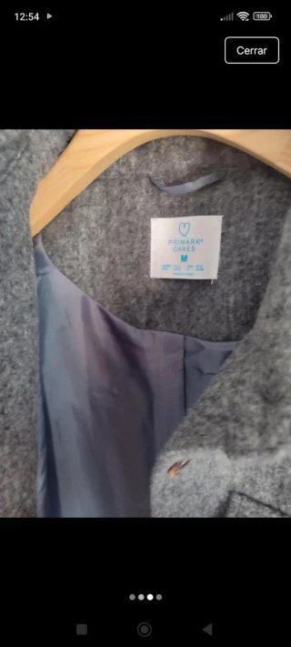 Abrigo Primark (M Oversaze) botín 41