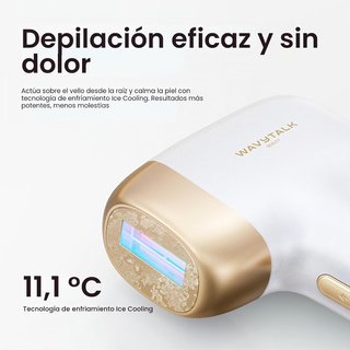 Depiladora IPL Wavytalk 24J Oro/Blanco