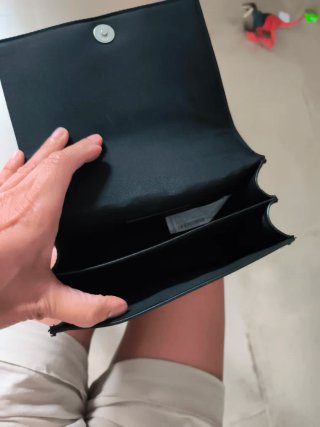 Bolso de mano con estampado de cebra