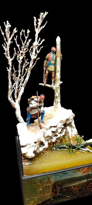 Diorama Indios Guerra de Pontiac
