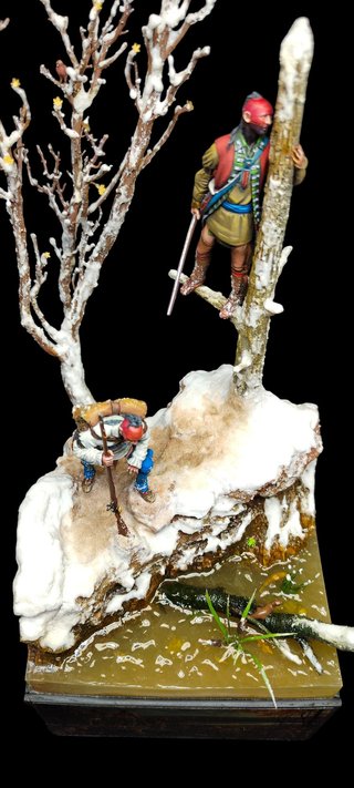 Diorama Indios Guerra de Pontiac