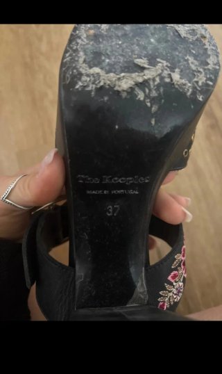 Sandalias The Kooples Plataforma Bordadas