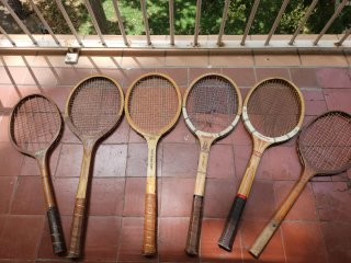 Lotto 6 Racchette da Tennis Antiche da Collezione