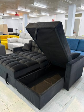 Sofá Cama Moderno de Terciopelo - Envio Gratis