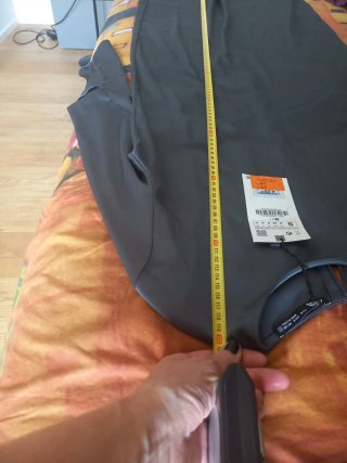 Vestito lungo Zara grigio tg S