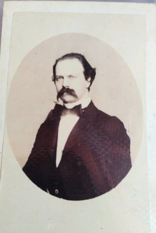 N.2 Antiche foto Tommaso Salvini attore, patriota
