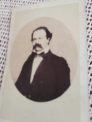 N.2 Antiche foto Tommaso Salvini attore, patriota