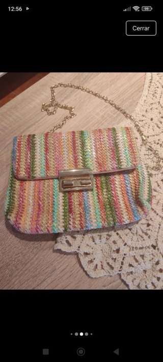 Lote 3 prendas: chaleco(L/XL) y bolso,cuñas 41