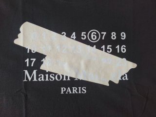 Camiseta Maison Margiela Negra Talla S