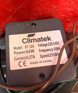 Extractor Climatek XT-125 125mm 62W