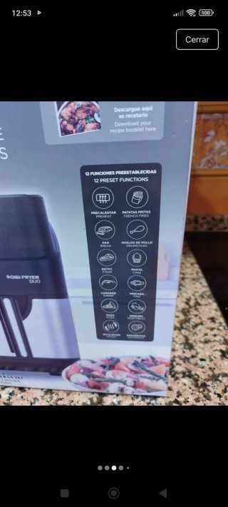 Freidora de Aire Doble SOGO Digi Fryer Duo