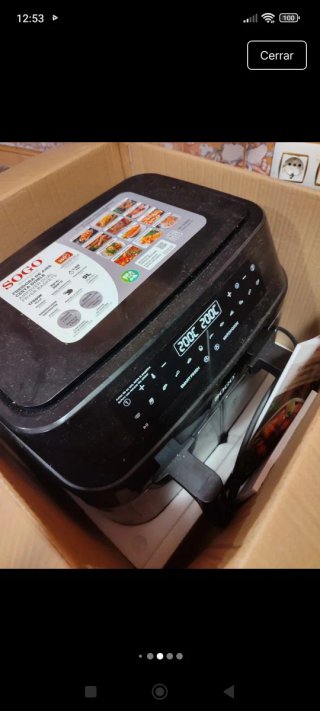 Freidora de Aire Doble SOGO Digi Fryer Duo