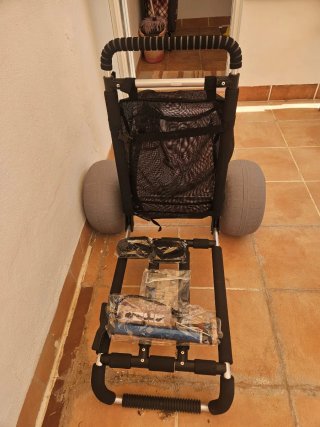 Carro de Playa VEVOR Ruedas Sólidas PE