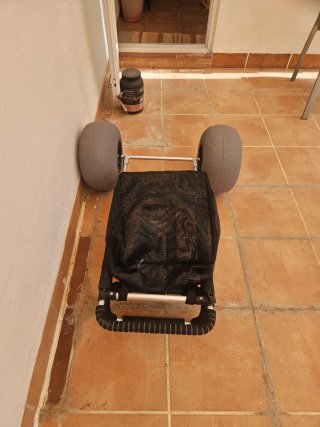 Carro de Playa VEVOR Ruedas Sólidas PE