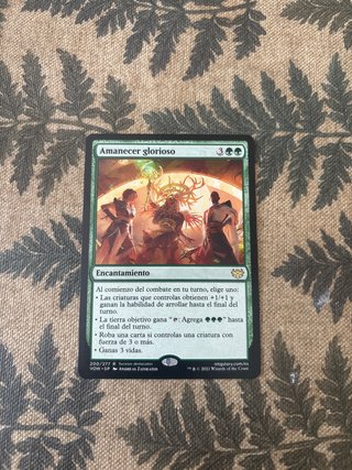 Carta Magic Amanecer Glorioso VOW SP
