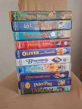 Lote Películas VHS Disney Clásicos
