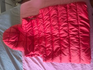 Chaleco niño Benetton rojo .