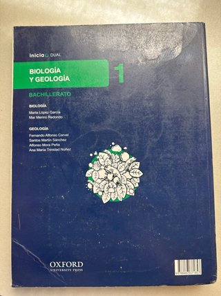 Inicia dual Biología y geología 1 Bachillerato