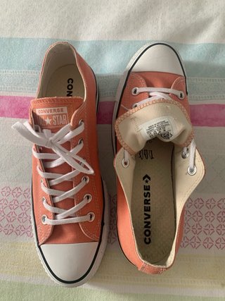 Zapatillas Converse Naranja Plataforma