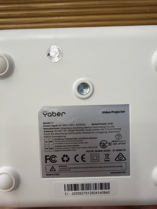 Proyector Yaber E1 Mini Blanco