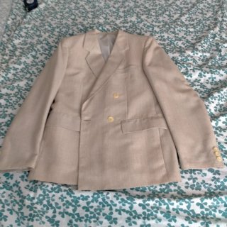 Traje de lino hombre beige Talla M