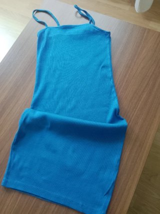 Vestido AMISU azul talla 32