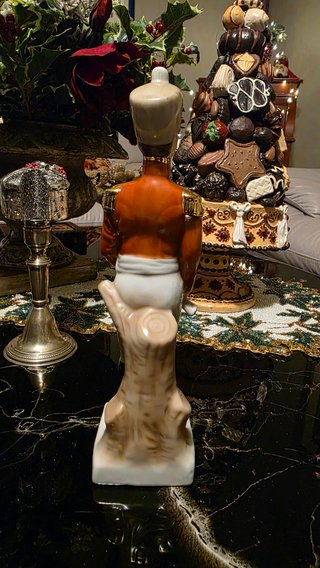 Statua Vintage Ufficiale Napoleonico Porcellana