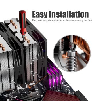 Dissipatore CPU upHere D6SEK Dual Tower