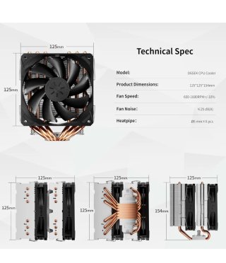Dissipatore CPU upHere D6SEK Dual Tower