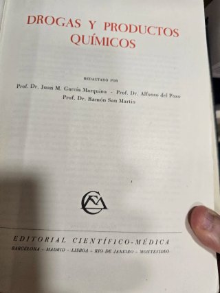 Enciclopedia Farmaceutica A. Del Pozo 3 tomos 1962