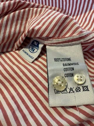 Camisa North Sails Rayas Roja y Blanca