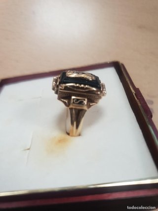Anillo Graduación Americano 9 Kts Años 50-60