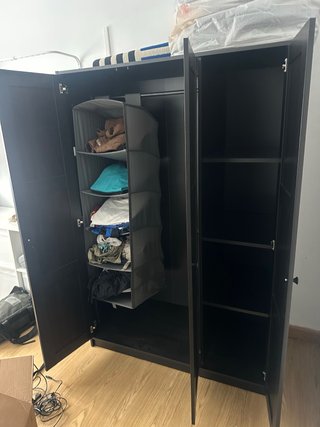 Armario RAKKESTAD IKEA Negro