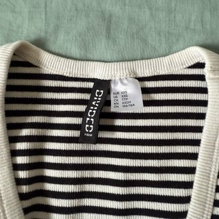 Top rayas de H&M