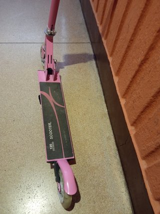 Patinete rosa para niña + 3 años