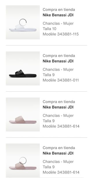 Chanclas Nike Benassi JDI Rosa Talla 40.5