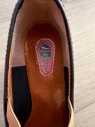 Zapatos de baile flamenco negros, número 37