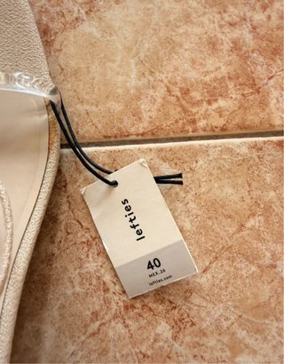 Sandalias finas Lefties beige T 40