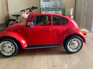 Coche se bateria volkswagen new beetle rojo