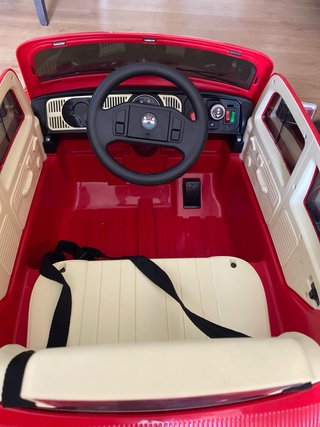 Coche se bateria volkswagen new beetle rojo