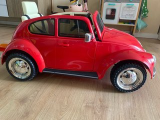 Coche se bateria volkswagen new beetle rojo
