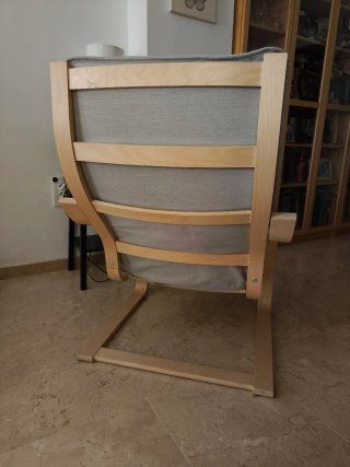 Sillón Poäng Ikea Madera Beige