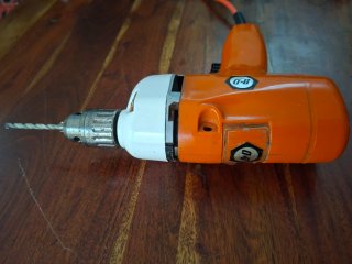 Taladro Vintage Black & Decker Naranja