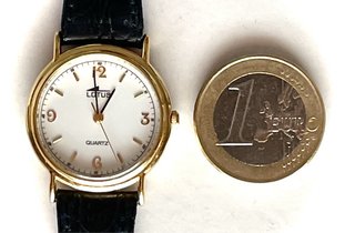 Reloj Lotus Mujer Dorado y Negro