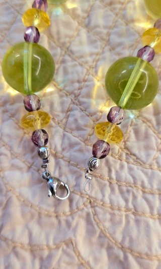 Bracciale Vintage Vetro Uranio