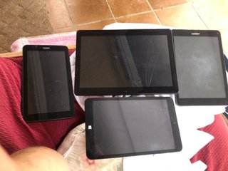Lote de 4 tabletas negras