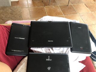 Lote de 4 tabletas negras